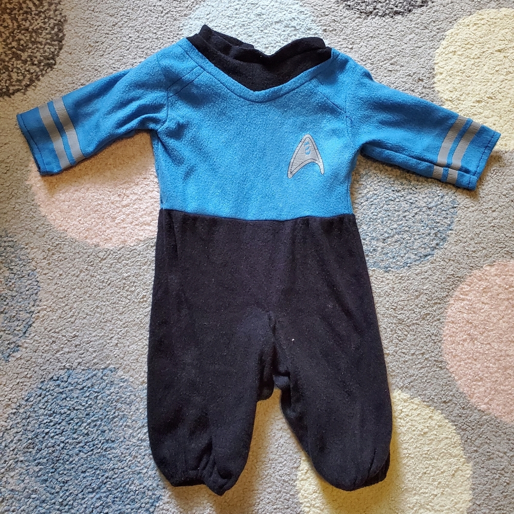 Star trek fleece infant costume used